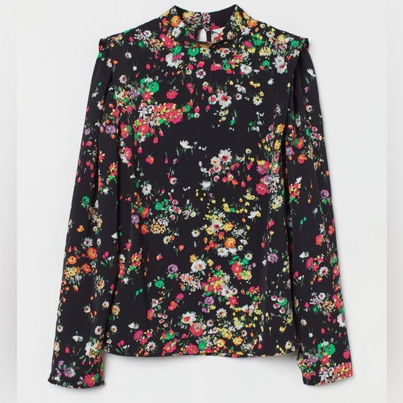 Defined-shoulder Blouse (Unused) - Picture 1 of 2